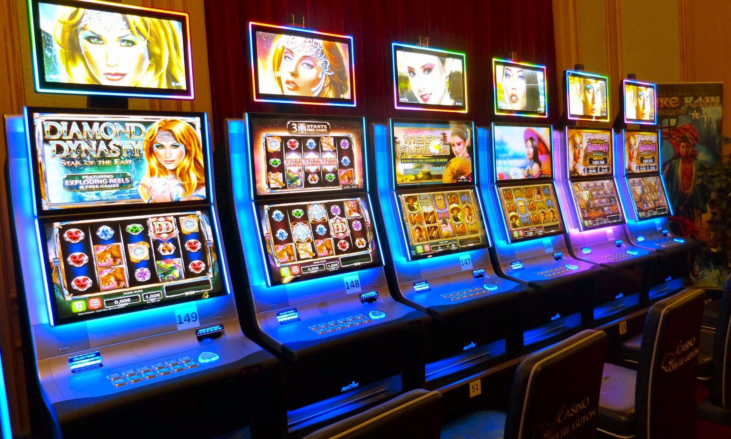 Machines à sous sur le Casino Chéri